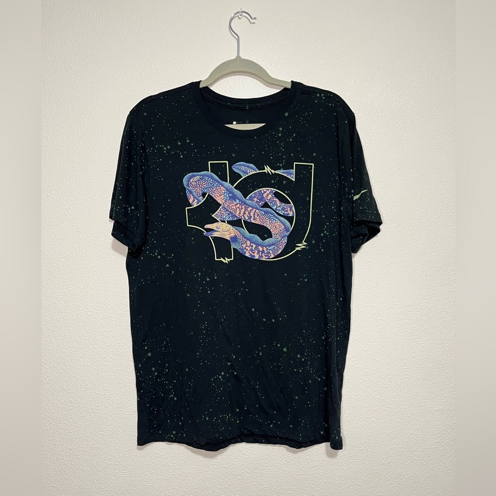 X Nike KD Kevin Durant Electric Eel Short Sleeve Shirt Size L